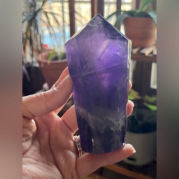 High quality dream, amethyst, tower wand phantom, 267G 4.5” - Picture 2 of 16
